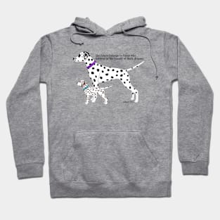 Dalmatian The future belongs to those who believe in the beauty of their dreams Hoodie